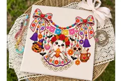 Whimsical Halloween Ghost PNG Shirt Desi Product Image 1