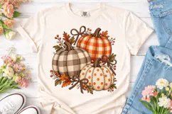 Fall Pumpkin PNG Sublimation Shirt Desig Product Image 2