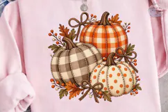 Fall Pumpkin PNG Sublimation Shirt Desig Product Image 3