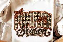 Pumpkin Season Orange Plaid PNG Sublimat Product Image 4