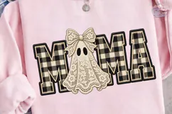 Mama Ghost Lace PNG Sublimation Design Product Image 3