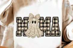 Mama Ghost Lace PNG Sublimation Design Product Image 4