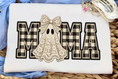 Mama Ghost Lace PNG Sublimation Design Product Image 5