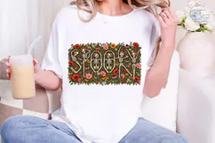 Dancing Skeletons Wildflower PNG Shirt Product Image 1