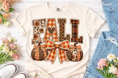 Fall Pumpkin PNG Sublimation Shirt Desig Product Image 2