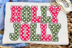 Holly Jolly Polka Dot PNG Sublimation De Product Image 6