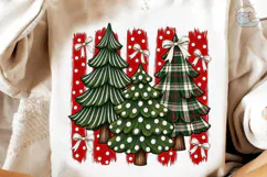 Christmas Trees PNG Sublimation Shirt De Product Image 3