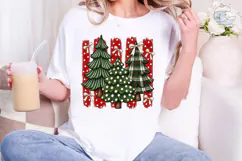 Christmas Trees PNG Sublimation Shirt De Product Image 4