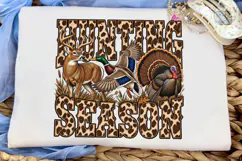 Hunting Season Deer Turkey PNG Sublimati Product Image 5