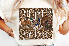 Hunting Season Deer Turkey PNG Sublimati Product Image 6