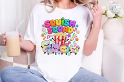 Squish Squad Cute PNG Sublimation Design Product Image 1