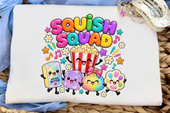 Squish Squad Cute PNG Sublimation Design Product Image 5