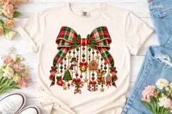 Christmas Bow Ornaments PNG Sublimation Product Image 2