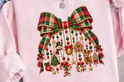 Christmas Bow Ornaments PNG Sublimation Product Image 3