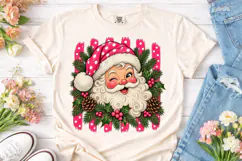 Vintage Santa Face PNG Sublimation Desig Product Image 2
