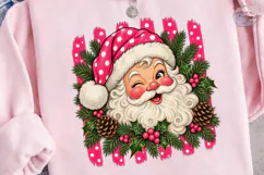 Vintage Santa Face PNG Sublimation Desig Product Image 3