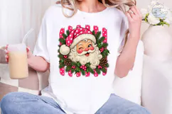 Vintage Santa Face PNG Sublimation Desig Product Image 4
