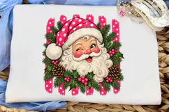 Vintage Santa Face PNG Sublimation Desig Product Image 5