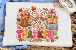 Thankful Pumpkin Turkey PNG Shirt Design Product Image 5