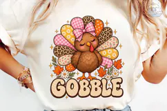 Gobble Turkey Thanksgiving PNG Sublimati Product Image 6
