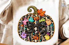 Halloween Pumpkin PNG Shirt Design Product Image 4
