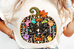 Halloween Pumpkin PNG Shirt Design Product Image 6