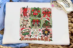 90s Nostalgia Christmas PNG Shirt Design Product Image 5