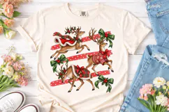 Christmas Reindeer PNG Sublimation Shirt Product Image 2