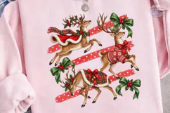 Christmas Reindeer PNG Sublimation Shirt Product Image 3