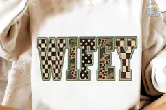Wifey Patterned PNG Sublimation Shirt Product Image 4