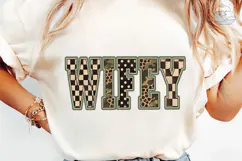 Wifey Patterned PNG Sublimation Shirt Product Image 6