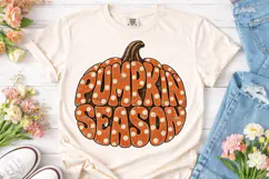 Autumn Pumpkin PNG Sublimation Shirt Des Product Image 2