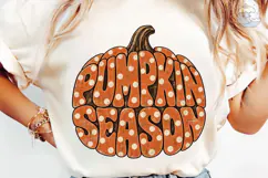 Autumn Pumpkin PNG Sublimation Shirt Des Product Image 6