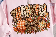 Hello Fall Pumpkin PNG Sublimation Desig Product Image 3