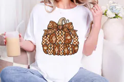 Gingerbread Pumpkin PNG Sublimation Desi Product Image 5