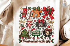 It Was Merrier In The 90s PNG Sublimatio Product Image 4