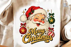 Merry Christmas Santa PNG Sublimation De Product Image 3