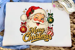 Merry Christmas Santa PNG Sublimation De Product Image 5