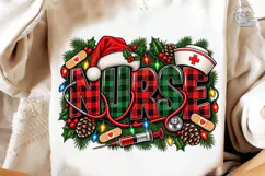 Christmas Nurse PNG Sublimation Design Product Image 4