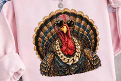 Cool Turkey PNG Sublimation Design Product Image 1