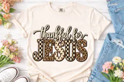 Thankful for Jesus PNG Sublimation Desig Product Image 2