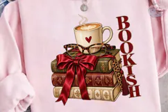 Bookish Coffee PNG Sublimation Design Product Image 3
