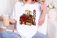 Bookish Coffee PNG Sublimation Design Product Image 1