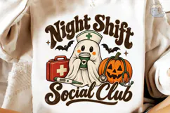 Night Shift Social Club PNG Sublimation Product Image 4