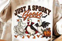 Spooky Goose Halloween PNG Sublimation Product Image 4