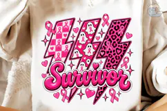Survivor Lightning PNG Sublimation Desig Product Image 4