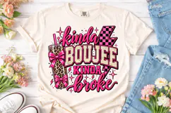 Kinda Broke Kinda Booze PNG Sublimation Product Image 2