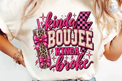 Kinda Broke Kinda Booze PNG Sublimation Product Image 6