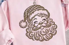 Leopard Santa Claus PNG Sublimation Desi Product Image 3