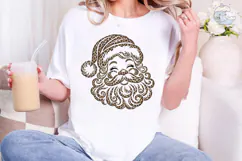 Leopard Santa Claus PNG Sublimation Desi Product Image 5